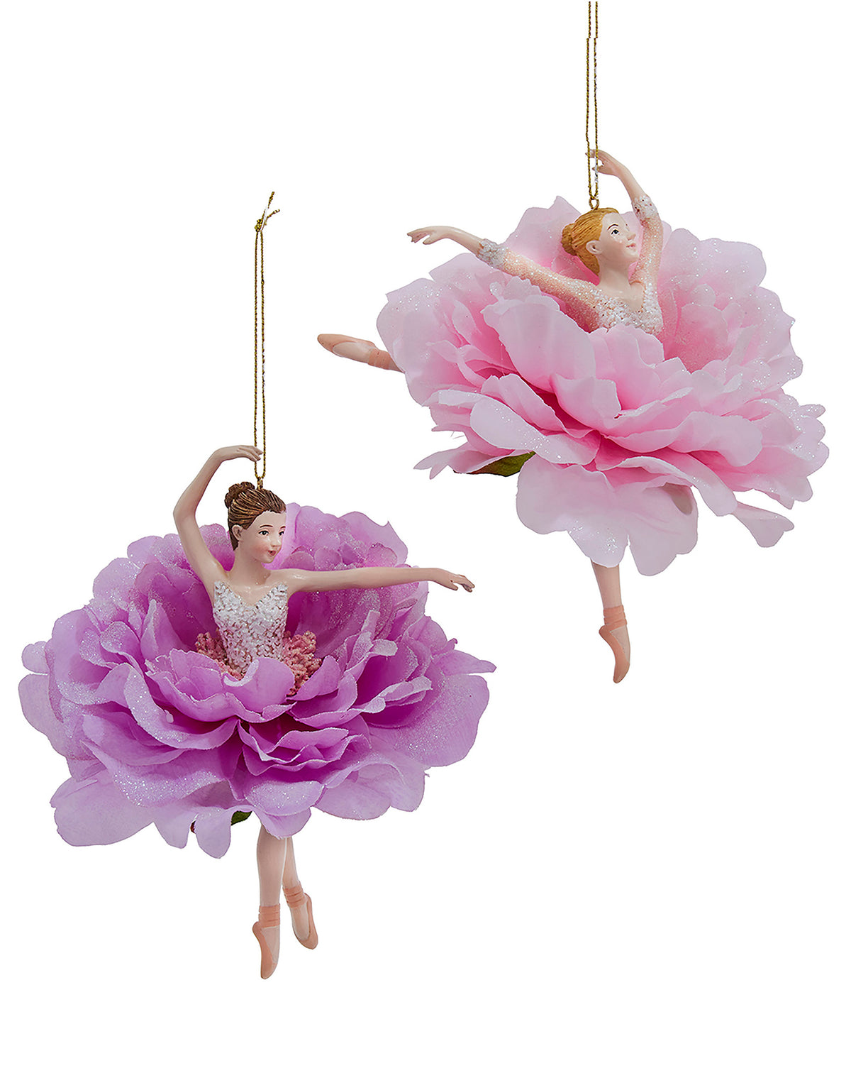 BALLERINA ORNAMENT WITH FLOWER SKIRT
