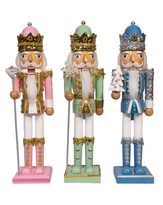 15" PASTEL NUTCRACKER