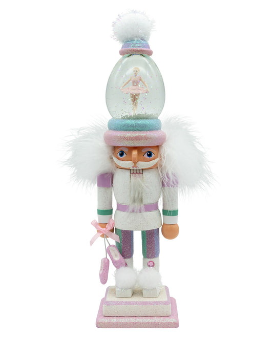 12.5" NUTCRACKER WITH WATER GLOBE