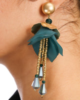 DRAMATIC DROP PETAL EARRINGS