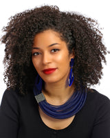 MESH NECKLACE WITH MODERN DESIGN DETAIL