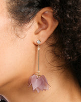 LIGHTWEIGHT DROP PETAL EARRINGS