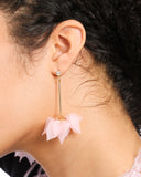LIGHTWEIGHT DROP PETAL EARRINGS