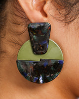LARGE SPLIT CIRCLE EARRINGS