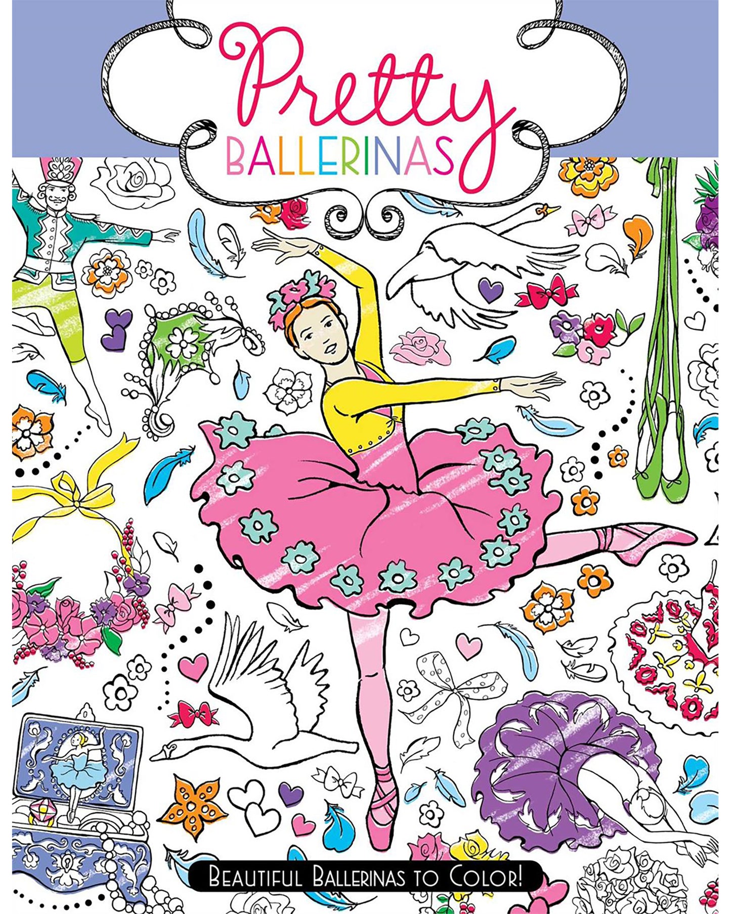 PRETTY BALLERINAS COLORING BOOK