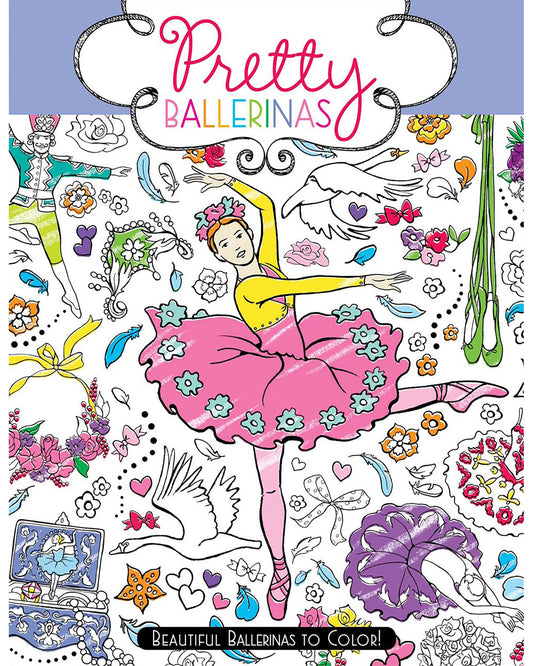 PRETTY BALLERINAS COLORING BOOK